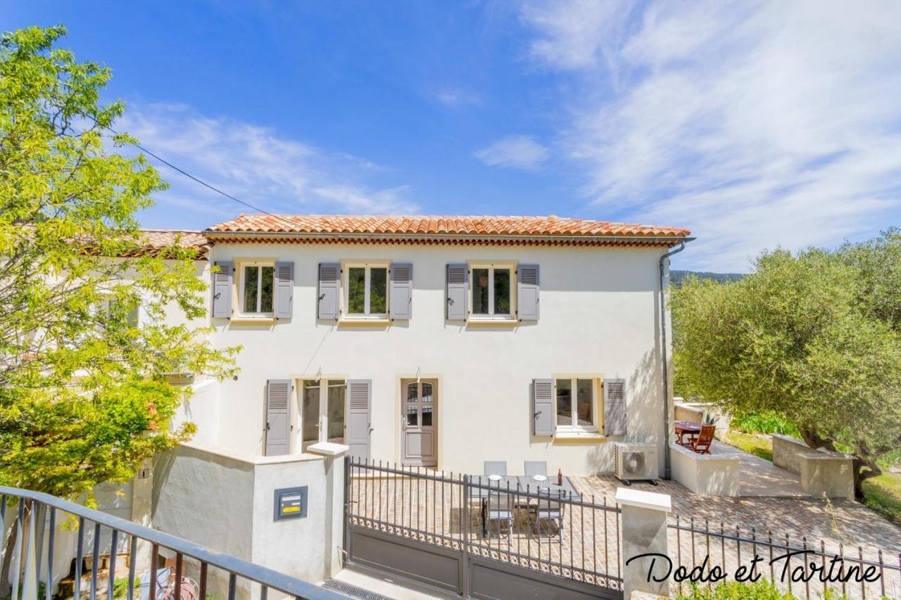 Gorgeous 3 Bedroom House With Ac And Garden - Dodo Et Tartine Le Revest-le-Eaux Exterior foto